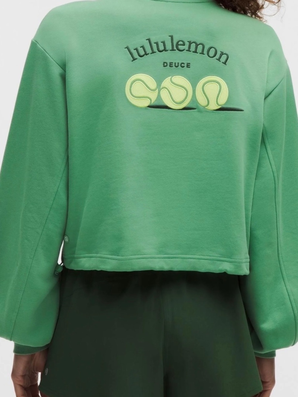 Lululemon Cotton Terry Tennis Half Zip Deuce - Picture 2 of 11